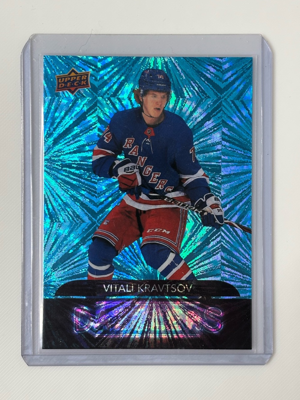 Vitali Kravtsov 2020-21 Upper Deck Dazzlers Blue DZ-82 Rangers Rookie